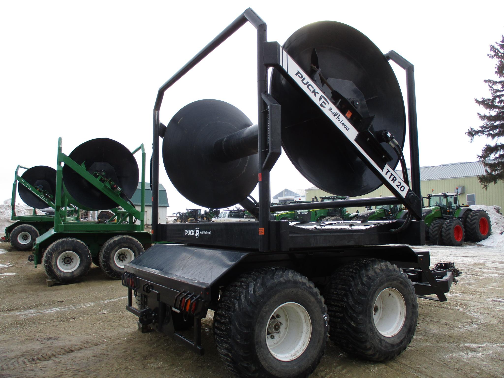 2019 Puck TTR20 Hose cart, MKIV slew bearings, air brakes, single speed Hyd motors, 700/50 22. 5