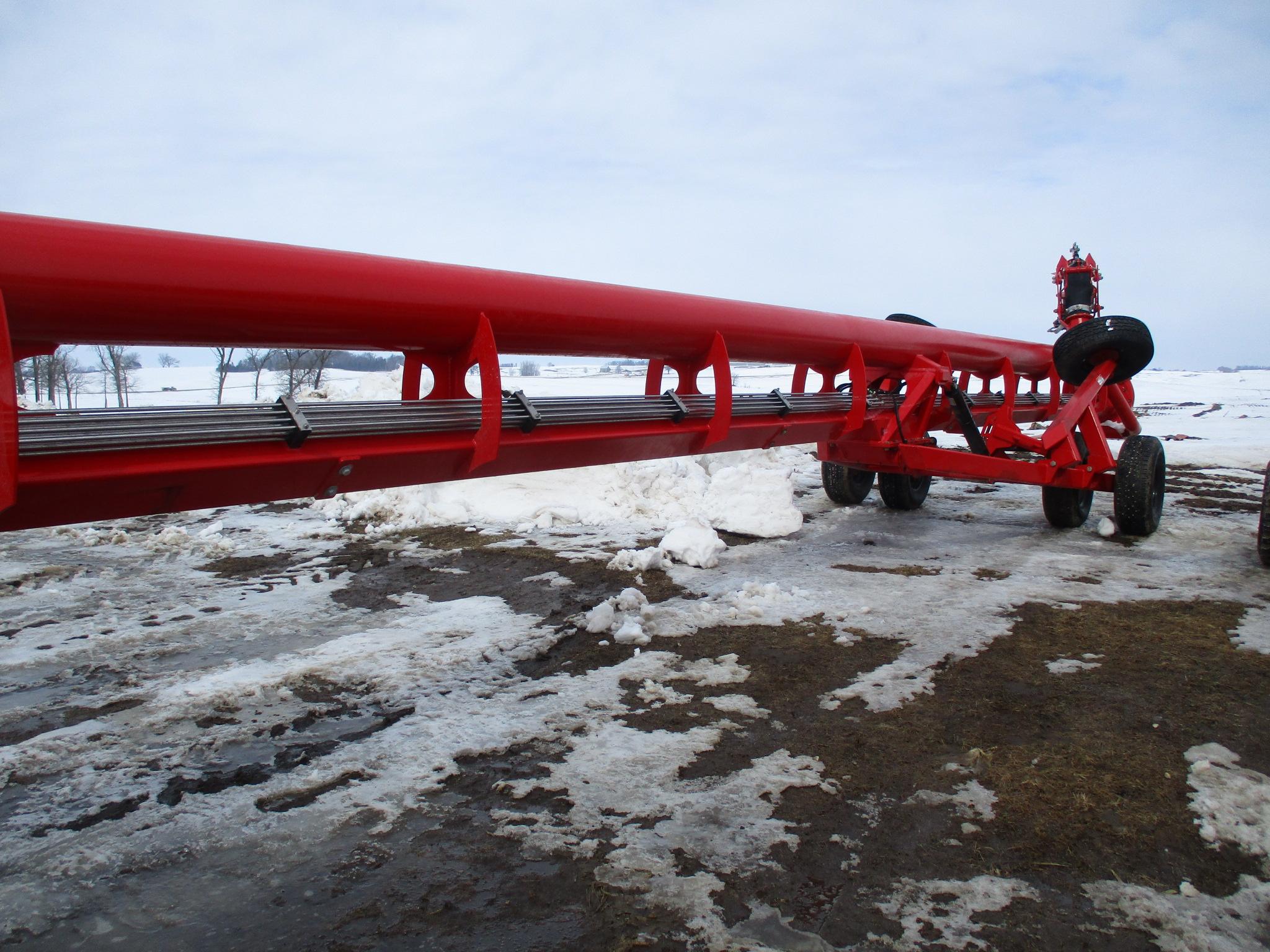2022 Nuhn Mod 0738, 12" x 58' Lagoon pump, dual wheels w/wings, stainless steel lines, remote