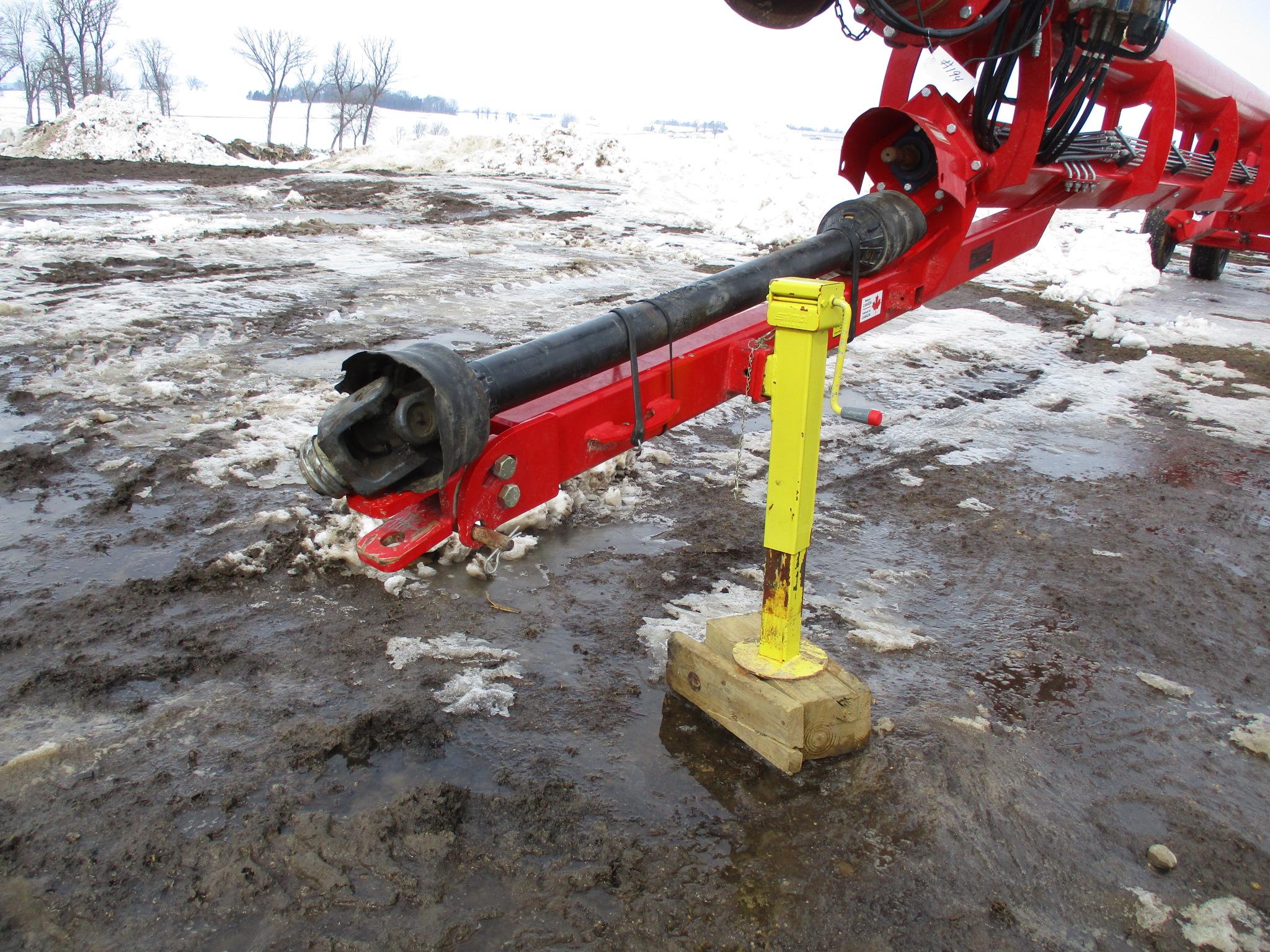 2022 Nuhn Mod 0738, 12" x 58' Lagoon pump, dual wheels w/wings, stainless steel lines, remote