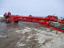 2021 Nuhn Mod 0738, 12" x 58' Lagoon pump, dual wheels w/wings, remote control, white iron sand