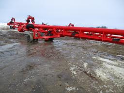 2021 Nuhn Mod 0738, 12" x 58' Lagoon pump, dual wheels w/wings, remote control, white iron sand