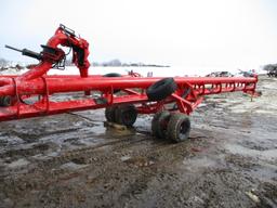 2021 Nuhn Mod 0738, 12" x 58' Lagoon pump, dual wheels w/wings, remote control, white iron sand