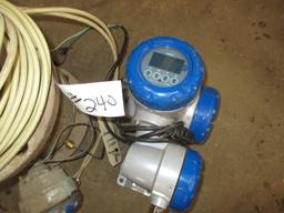 Krohne 6" magnetic IFS4000 flow tube & Krohne IFC300 read out meter head, NOTE meter head is AS-IS