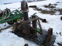 Shop Built 25', 8" swing arm, reduced to 6" pul, JD 4WD Mnt. bracket, 8" slicer valve