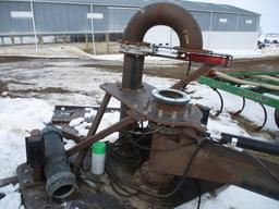 Shop Built 25', 8" swing arm, reduced to 6" pul, JD 4WD Mnt. bracket, 8" slicer valve