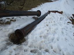 Shop Built 25', 8" swing arm, reduced to 6" pul, JD 4WD Mnt. bracket, 8" slicer valve
