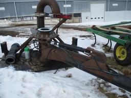 Shop Built 25', 8" swing arm, reduced to 6" pul, JD 4WD Mnt. bracket, 8" slicer valve