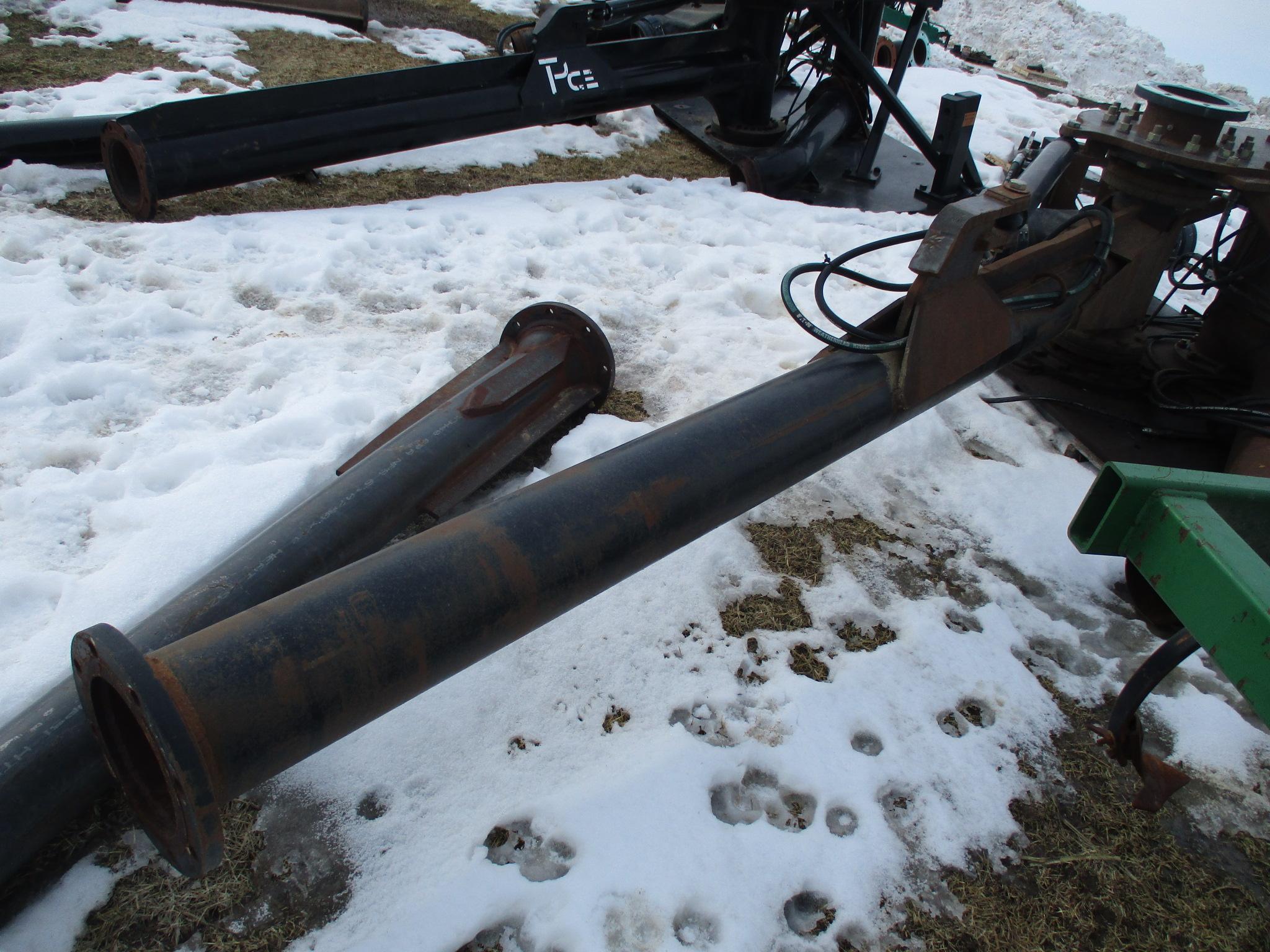 Shop Built 25', 8" swing arm, reduced to 6" pul, JD 4WD Mnt. bracket, 8" slicer valve
