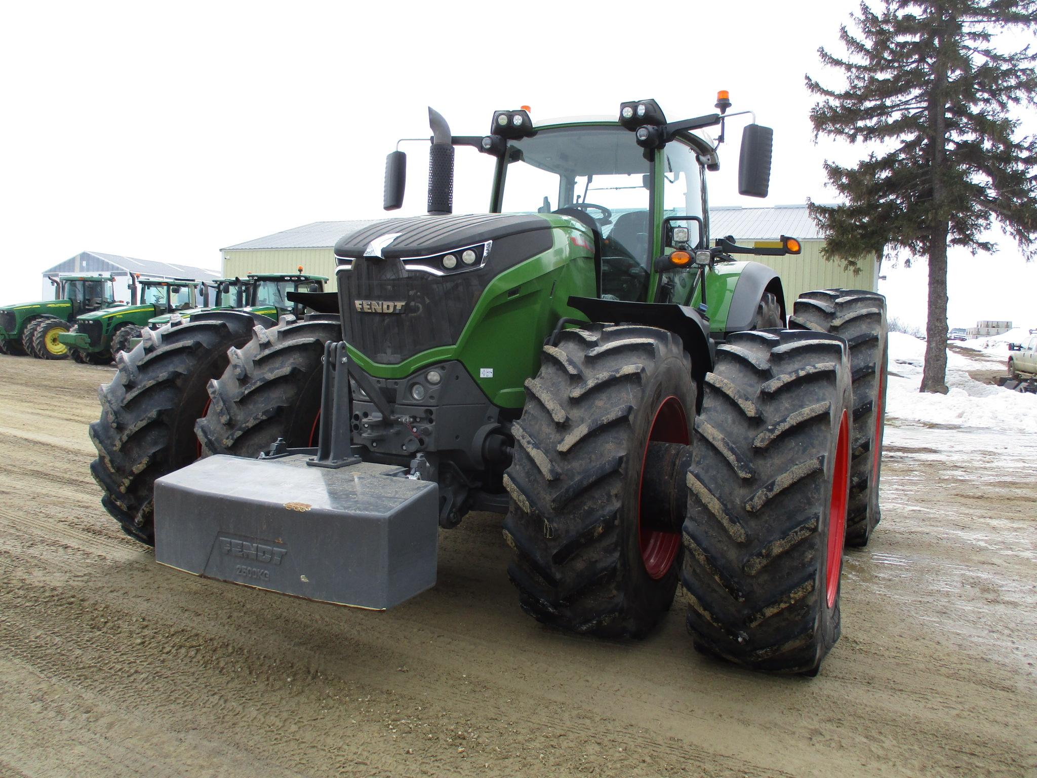 2021 Fendt 1050 Vario MFWD, 857 Act one owner Hrs. left hand reverser, joy stick, 34 MPH, Wasp