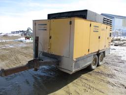 2004 Atlas Corp Mod XAMS1026, portable air compressor, 1200 CFM, Cat C15 Eng. 475 HP  6,369 Hrs.