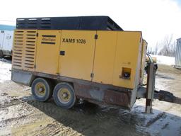 2004 Atlas Corp Mod XAMS1026, portable air compressor, 1200 CFM, Cat C15 Eng. 475 HP  6,369 Hrs.