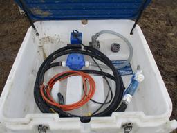 100 Gallon DEF tank w/pump, hose & nozzle