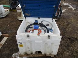 100 Gallon DEF tank w/pump, hose & nozzle