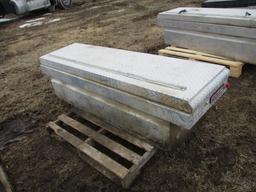 Weather Guard alum diamond plate pickup tool box