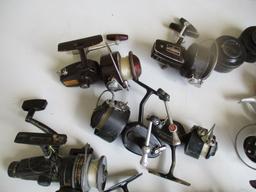 Assrt of reels, Daiwa, Mitchell, Berkley