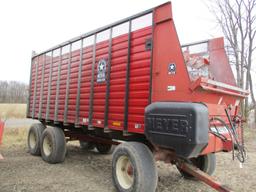 2008 Meyer 4220, 20' chopper box, Frt. & rear unload, Hyd drive w/Meyer model X1906 running gear