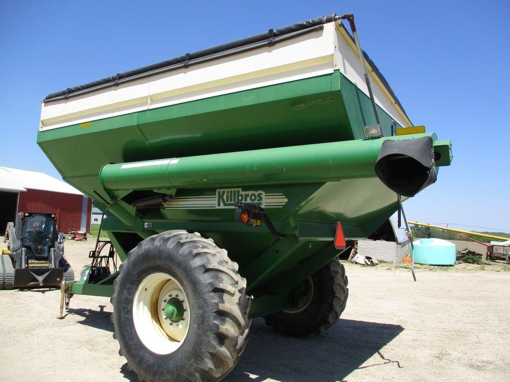 Kil Bros 1170 Grain cart, roll tarp, 24.5-32 tires