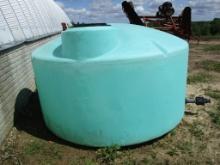 1,000 Gallon poly tank
