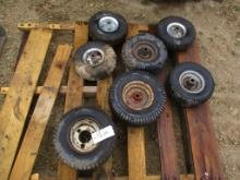 7 Small tires & rims