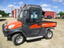 Kubota RTV, Dsl. 4x4, 498 Hrs. cab, AC, heat, radio, elect dump box