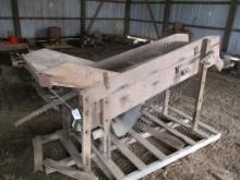 Old wooden grader
