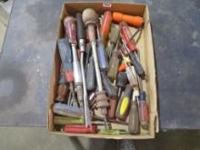 Assortment of screw drivers