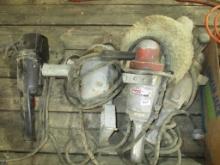 3 heavy duty buffers and heavy duty hammer drill