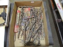 assortment of drill bits