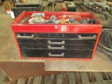 6 drarw tool chest with misc. tools