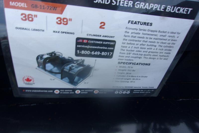 Wolverine GB-11-72W Grapple Bucket