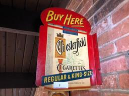 Flanged Chesterfield Cig Sign
