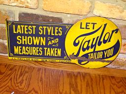 Taylor Porcelain Double Sided Flange