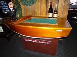 Wood Boat modified For Cooler