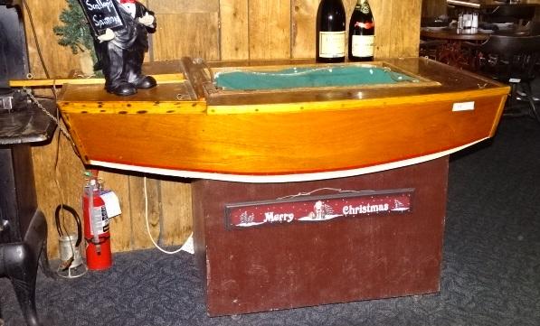 Wood Boat modified For Cooler