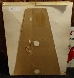 Pabst Cardboard Sign Rock Beer