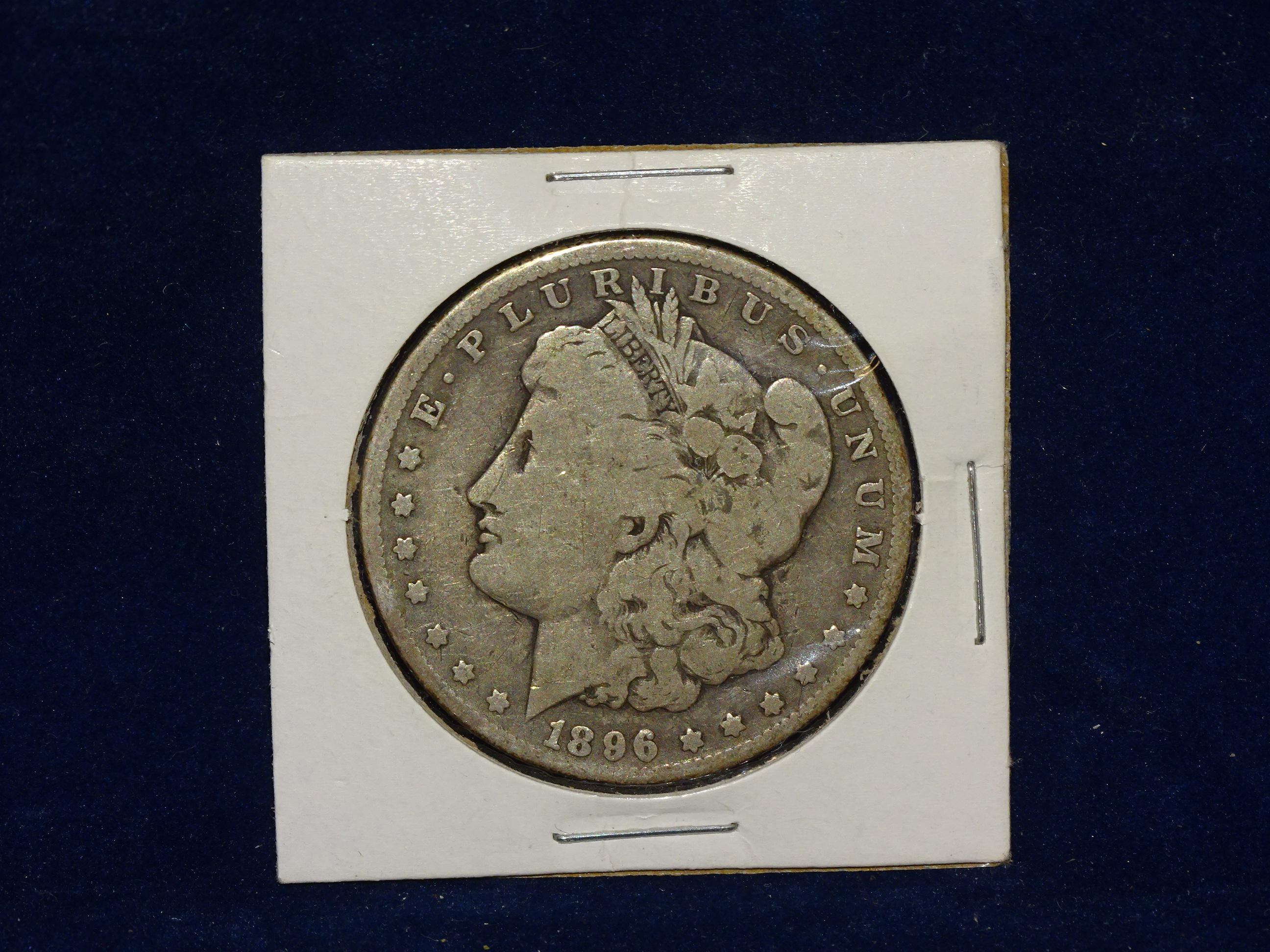 1896 O Morgan Silver Dollar