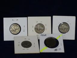 4 Buffalo Nichols & 1 2 Cent Coin