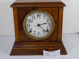 Sessions Mantel Clock 10 by 10 Oak Case
