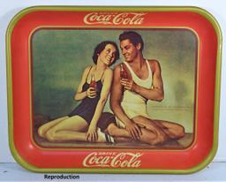 Coca Cola Tray 1934 Weissmuller & Sullivan Repro