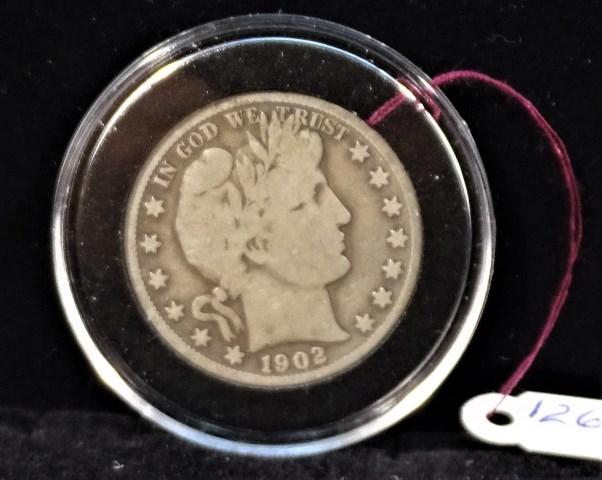 1902S Barber Half Dollar