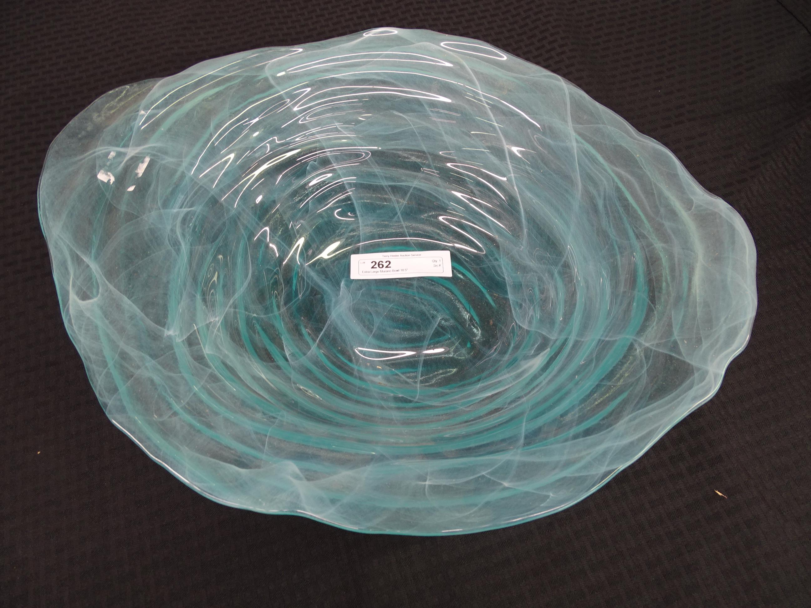 Extra Large Murano Bowl 18.5"