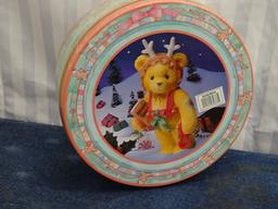 Cherished Teddies Gift Set in Tin