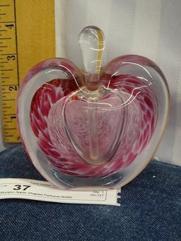 Murano Apple Shaped Perfume Bottle