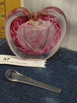 Murano Apple Shaped Perfume Bottle