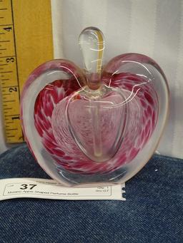 Murano Apple Shaped Perfume Bottle