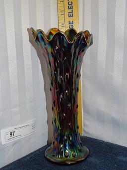 Carnival Vase Tree Trunk 10"