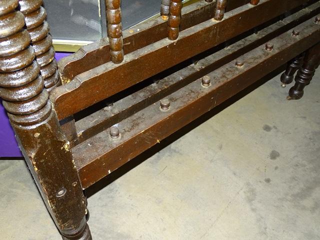 Early Rope Bed with rails