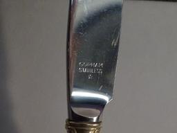 Sterling 8 Dinner Knives by Gorham weighted