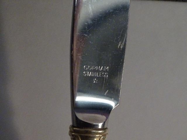Sterling 8 Dinner Knives by Gorham weighted