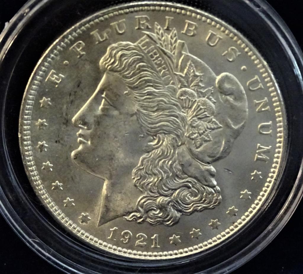 1921 MORGAN SILVER DOLLAR EXTRA NICE